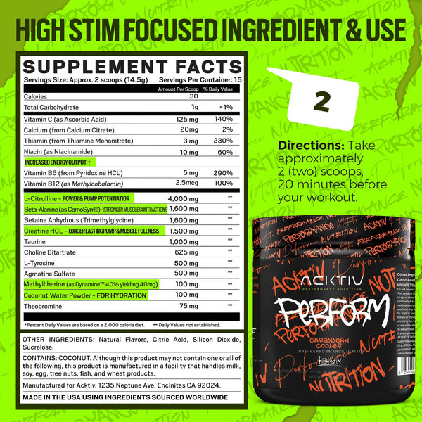 PERFORM | Pre-Workout